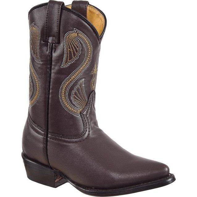DIEGO'S Kids' Brown Goat Boots - Pointed Toe