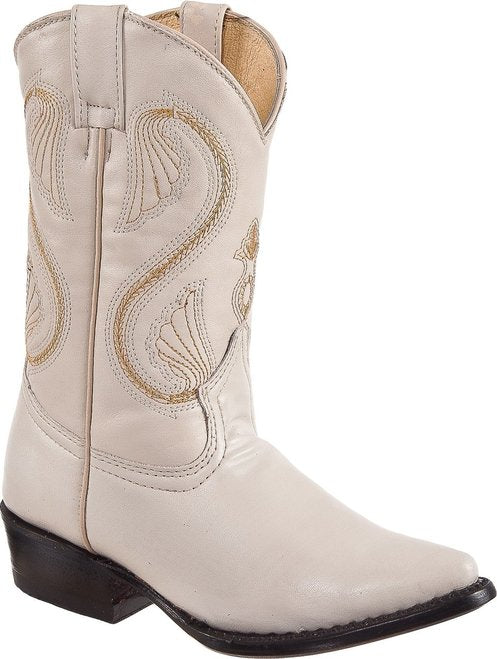 DIEGO'S Kids' Bone Goat Boots - Pointed Toe