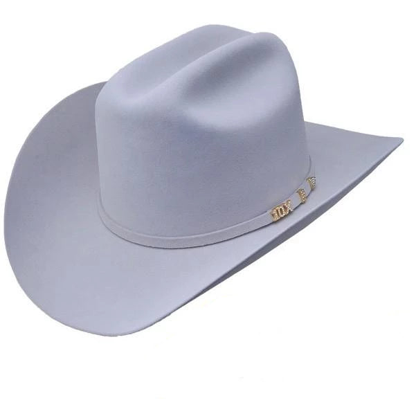SERRATELLI Men's Platinium 10X Beaver Felt Cowboy Hat