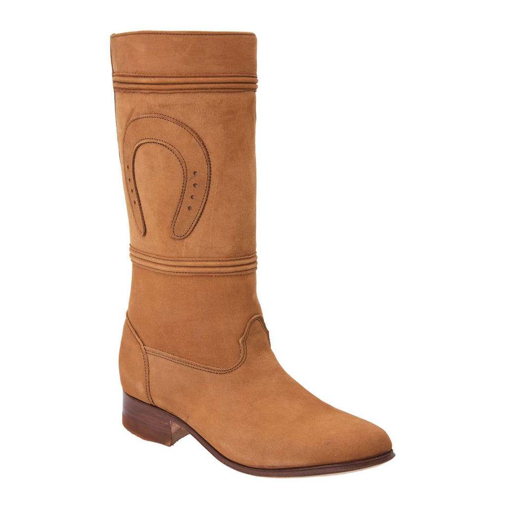 WHITE DIAMOND Women's Tabaco Suede Equestrian Boots - Escaramuza