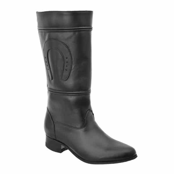 WHITE DIAMOND Women's Black Equestrian Boots - Escaramuza